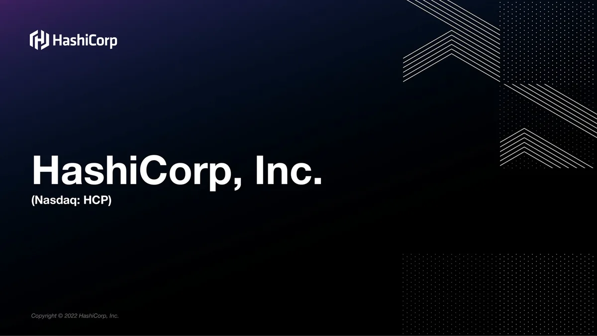 HashiCorp | Investor Presentation Deck | 60 slides · slide 1