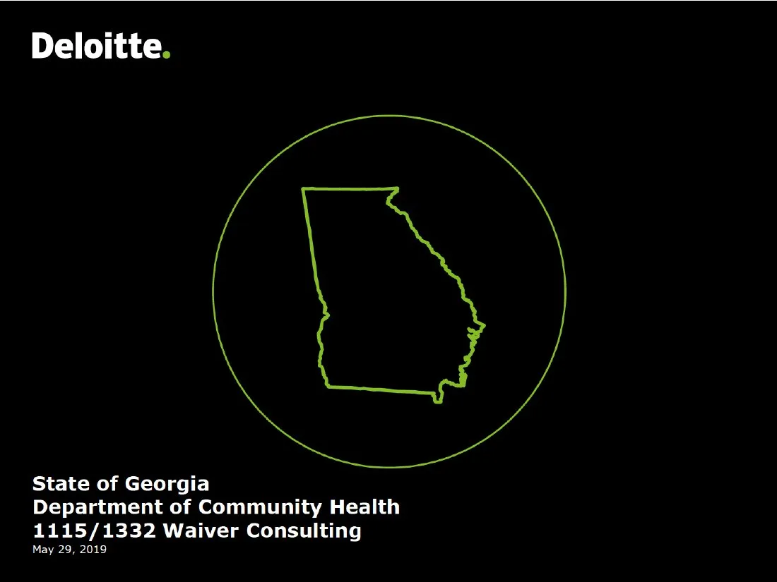Includes Deloitte logo and date.