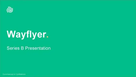 Wayflyer: Fintech used this 19-slide pitch deck to raise $150 million
