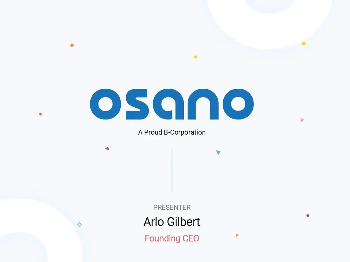 Here's the pitch deck this Austin;; Texas;; entrepreneur used to raise millions for a startup inspired by Mark Zuckerberg's congressional testimony · slide 1