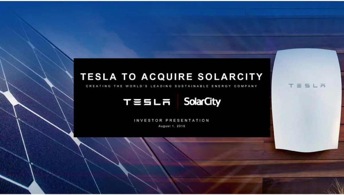 Tesla | Mergers and Acquisitions Presentation Deck | 15 slides · slide 1
