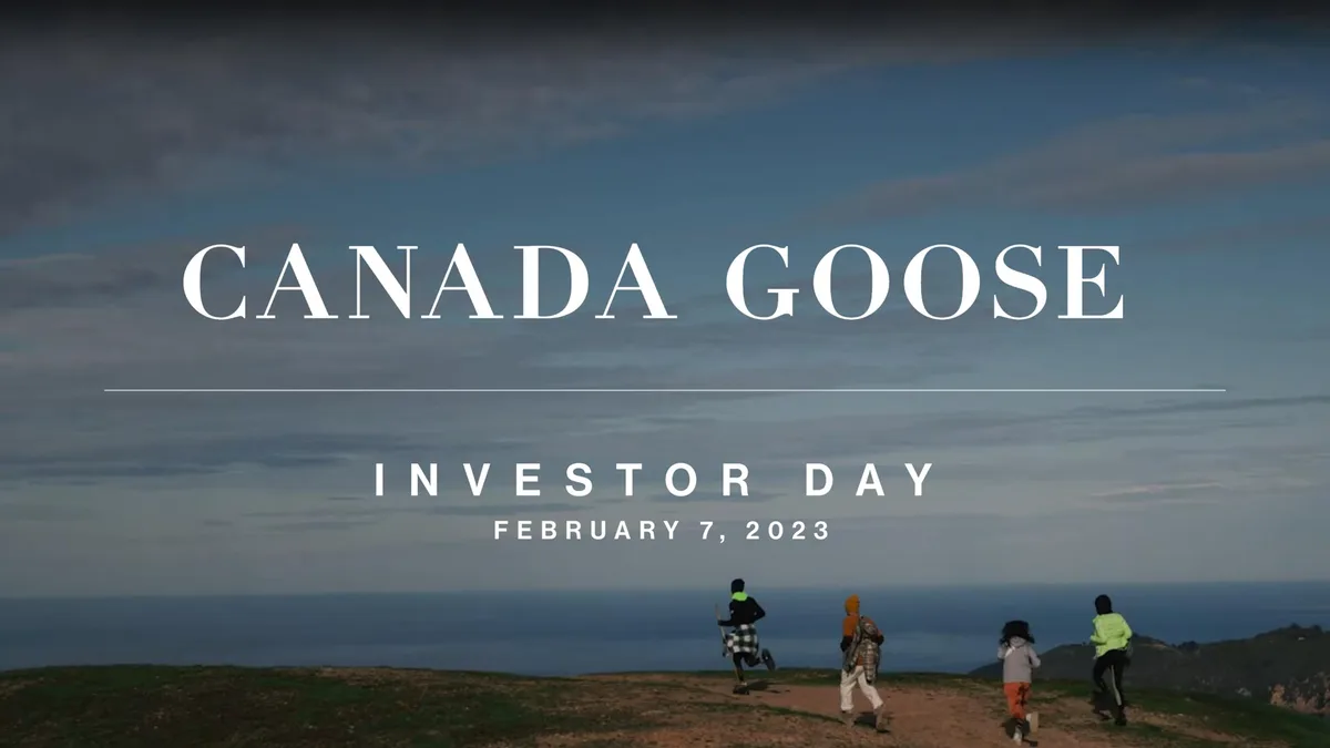 Canada Goose | Investor Day Presentation Deck | 161 slides · slide 1