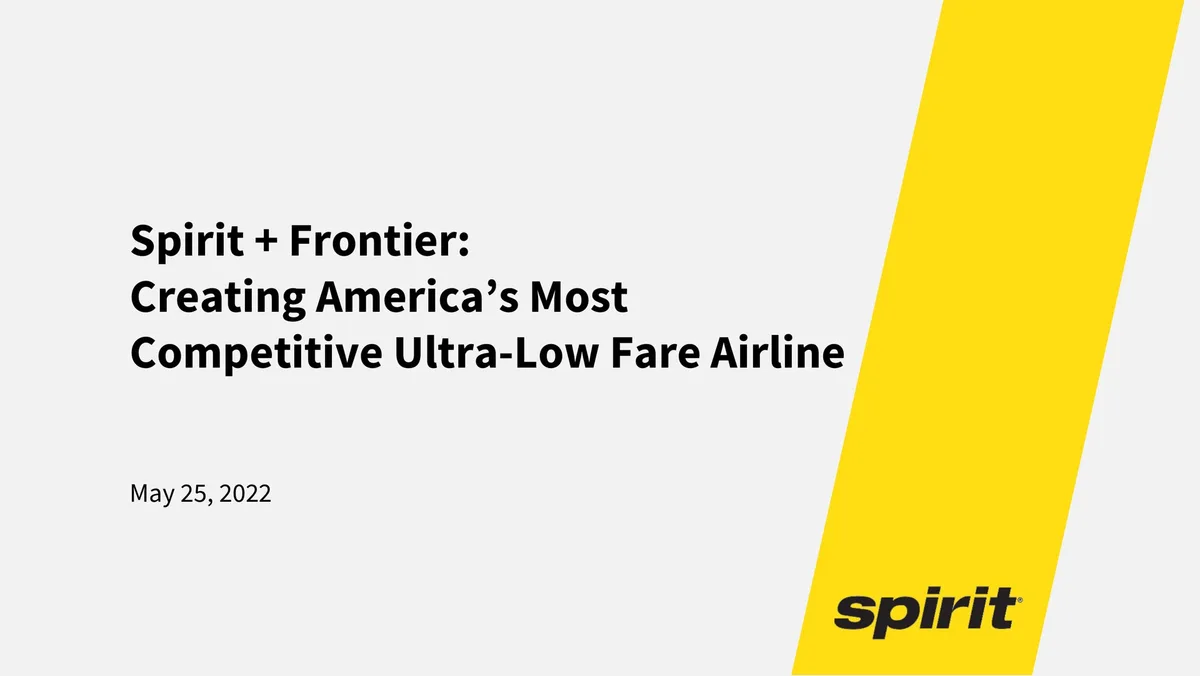 Spirit | Mergers and Acquisitions Presentation Deck | 29 slides · slide 1