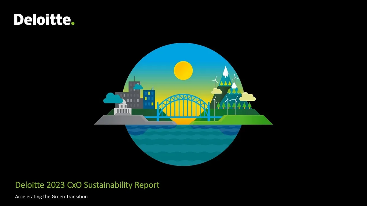 Deloitte 2023 CxO Sustainability Report · slide 1