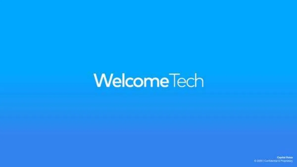 Welcome Tech Pitch Deck · slide 1