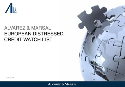 European Distressed Credit Watch List