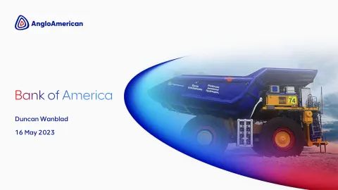 AngloAmerican | Investor Conference Presentation Deck | 11 slides