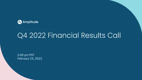 Amplitude | Results Presentation Deck | 27 slides