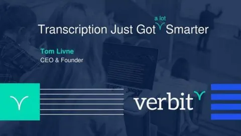 Verbit Series D Pitch Deck