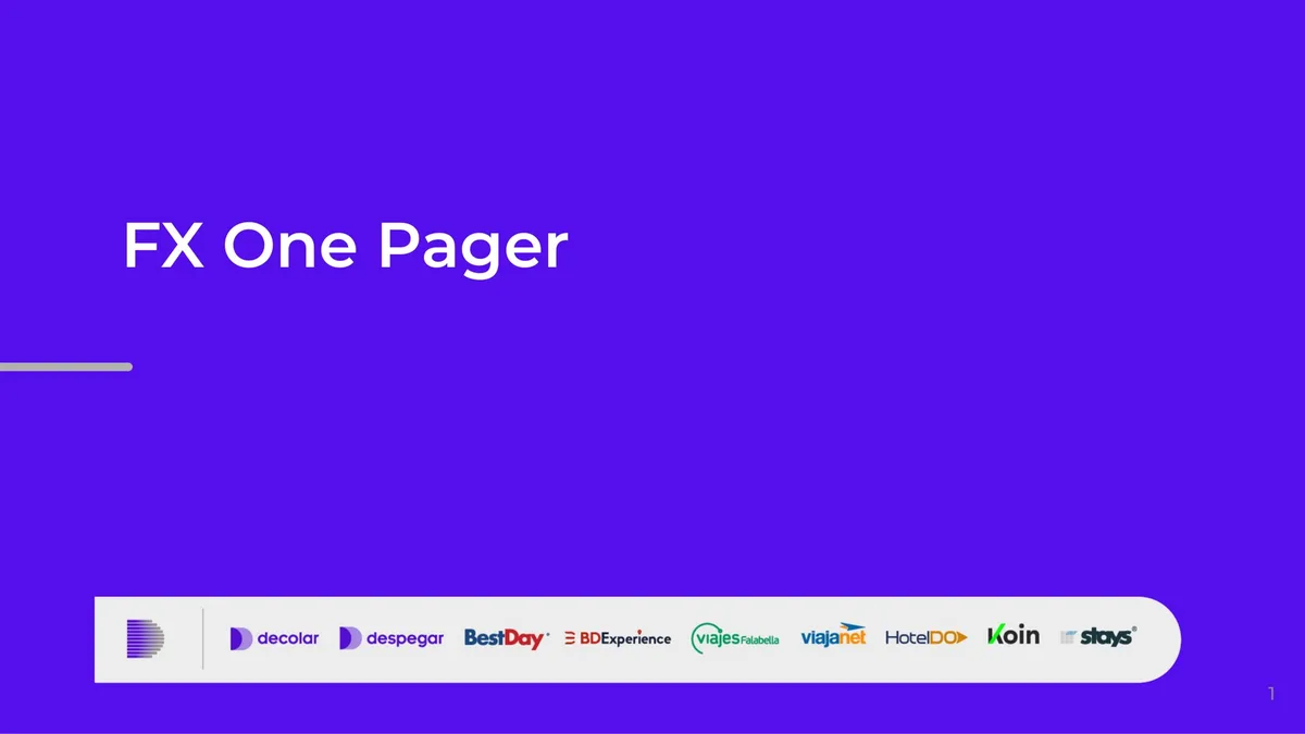 Despegar | Investor Presentation Deck | 2 slides · slide 1