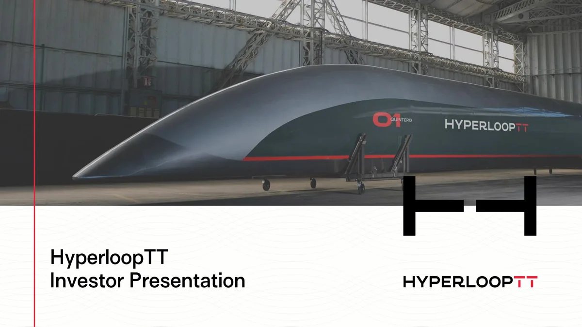 HyperloopTT | Investor Presentation Deck | 40 slides · slide 1