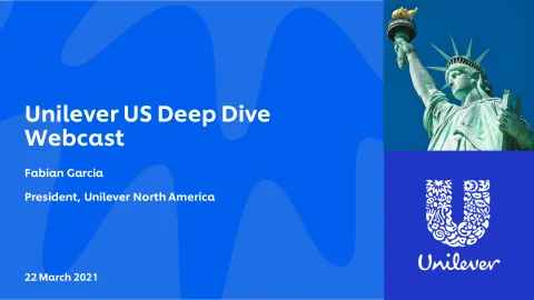 Unilever | Investor Event Presentation Deck | 39 slides