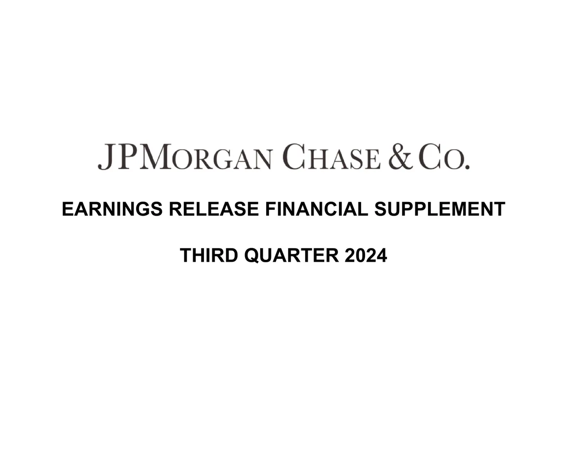J.P.Morgan | Results Presentation Deck | 29 slides · slide 1
