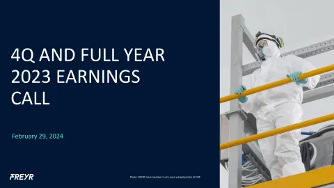 Freyr | Results Presentation Deck | 13 slides