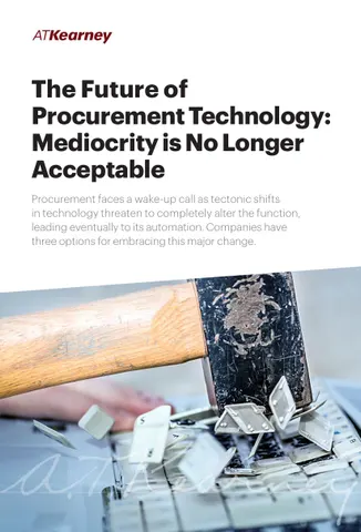 The Future of Procurement: Why is Technology Lagging Behind?