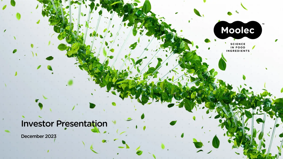 Moolec Science | Investor Presentation Deck | 27 slides · slide 1