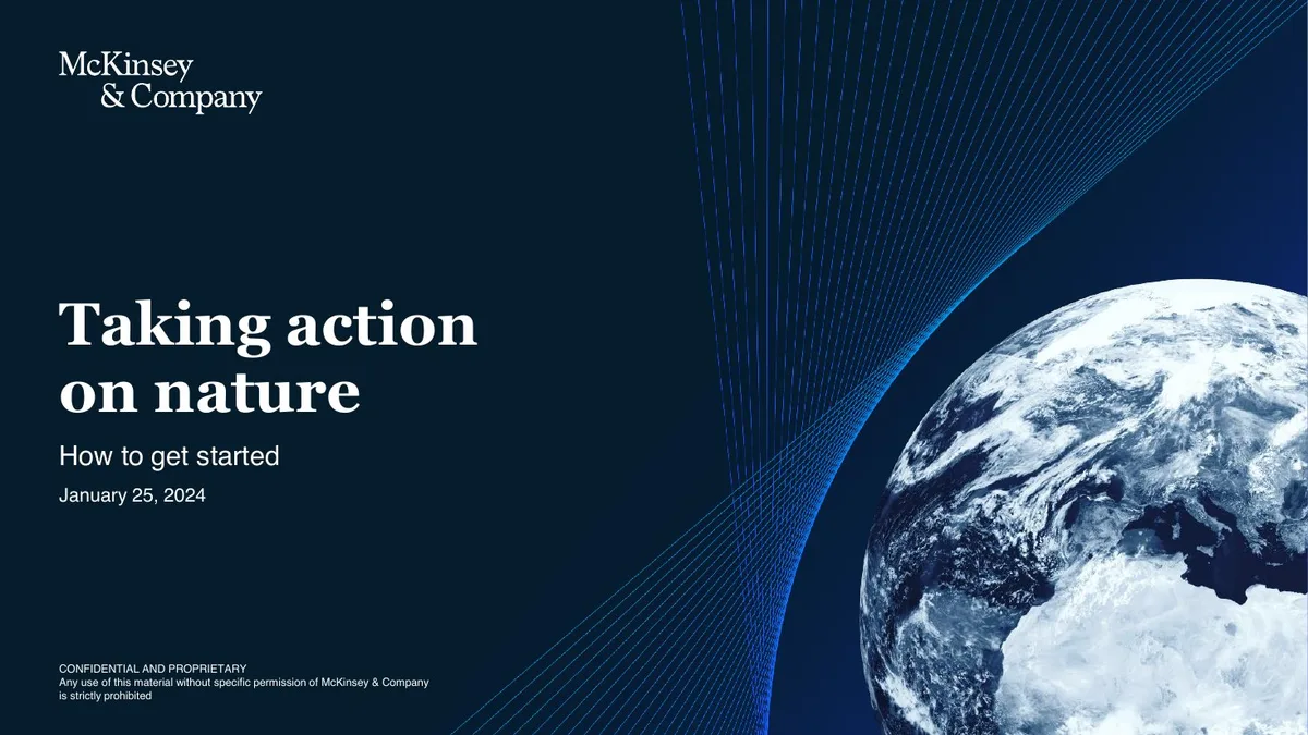 Taking Action on Nature Webinar · slide 1