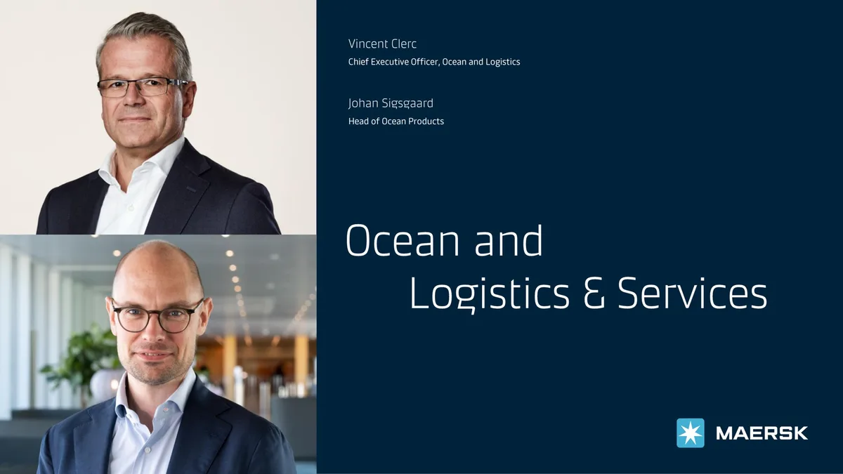 Maersk | Investor Presentation Deck | 52 slides · slide 1