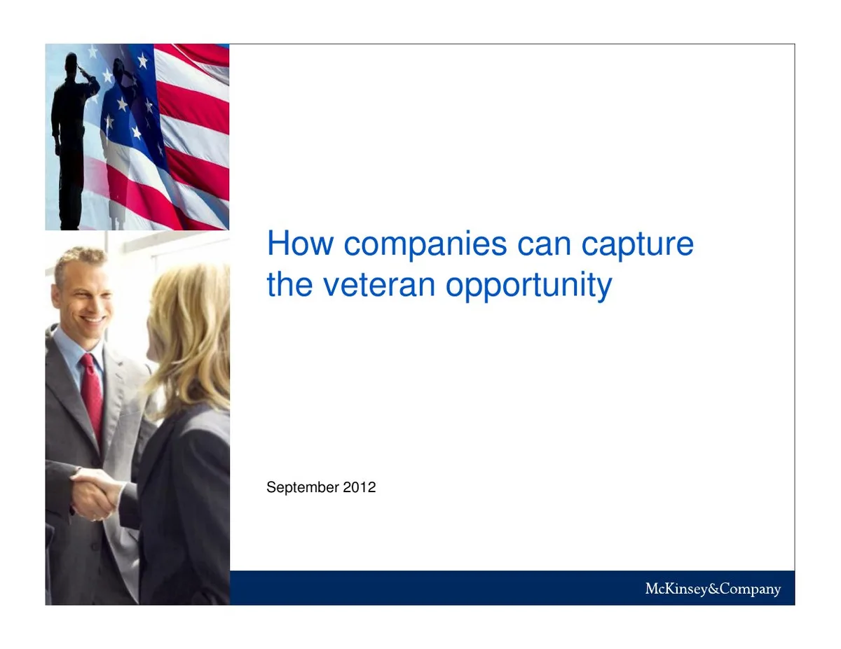 Veteran Opportunity · slide 1