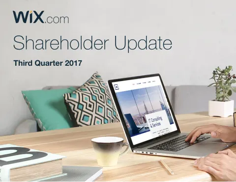 Wix | Results Presentation Deck | 19 slides