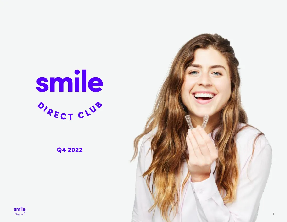 SmileDirectClub | Investor Presentation Deck | 48 slides · slide 1