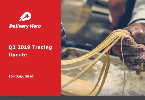 Delivery Hero | Results Presentation Deck | 26 slides