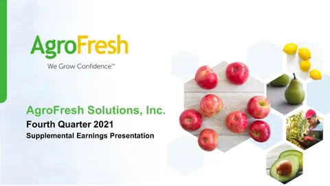 AgroFresh | Results Presentation Deck | 16 slides
