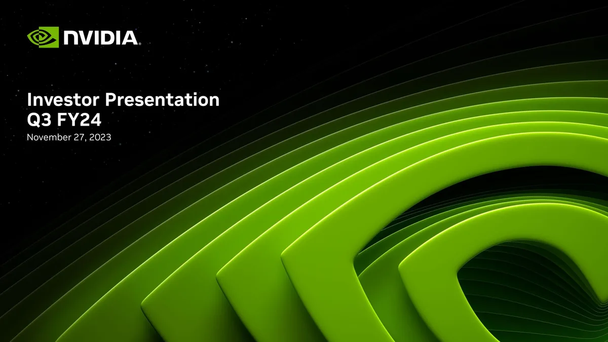 NVIDIA | Investor Presentation Deck | 65 slides · slide 1
