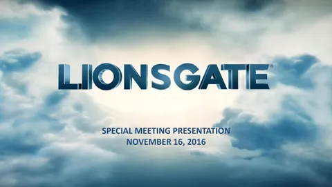 Lionsgate | Mergers and Acquisitions Presentation Deck | 15 slides