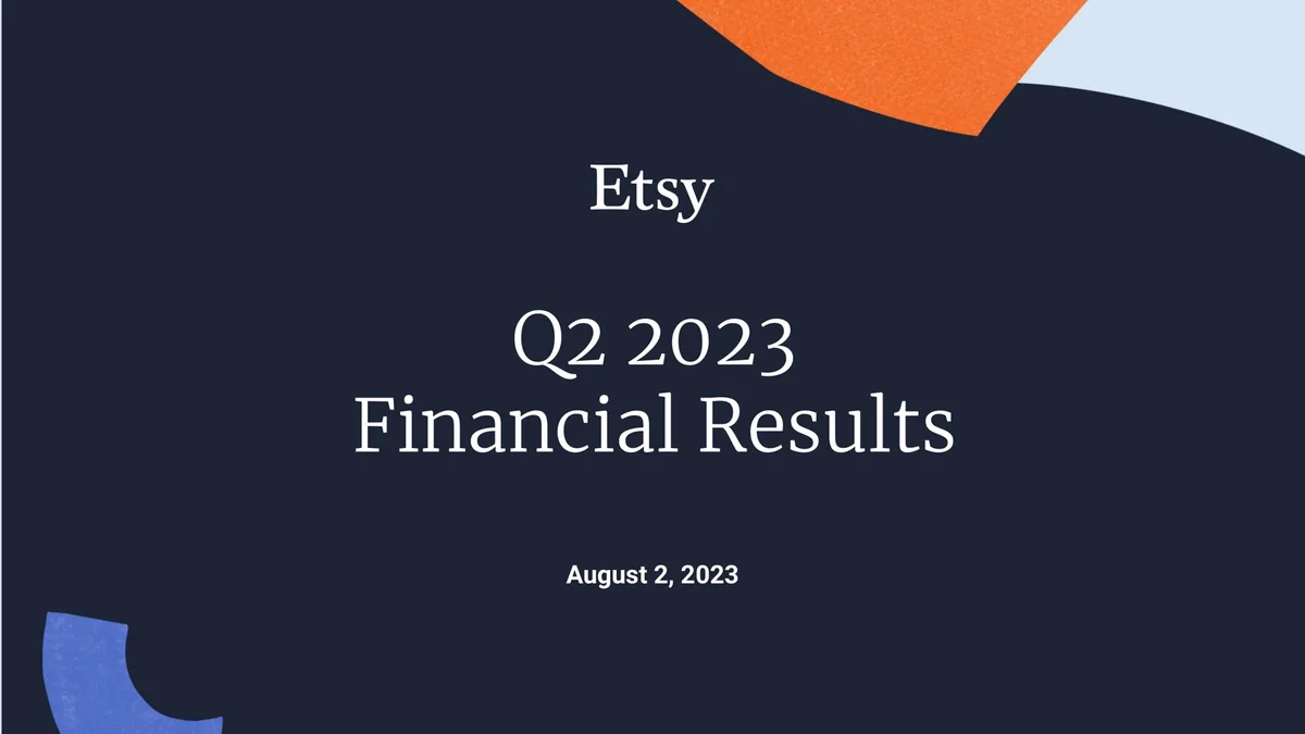 Etsy | Results Presentation Deck | 42 slides · slide 1