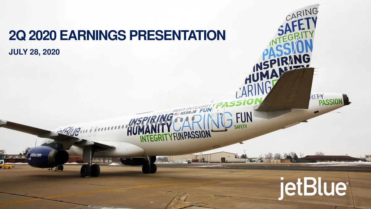 jetBlue | Results Presentation Deck | 24 slides · slide 1