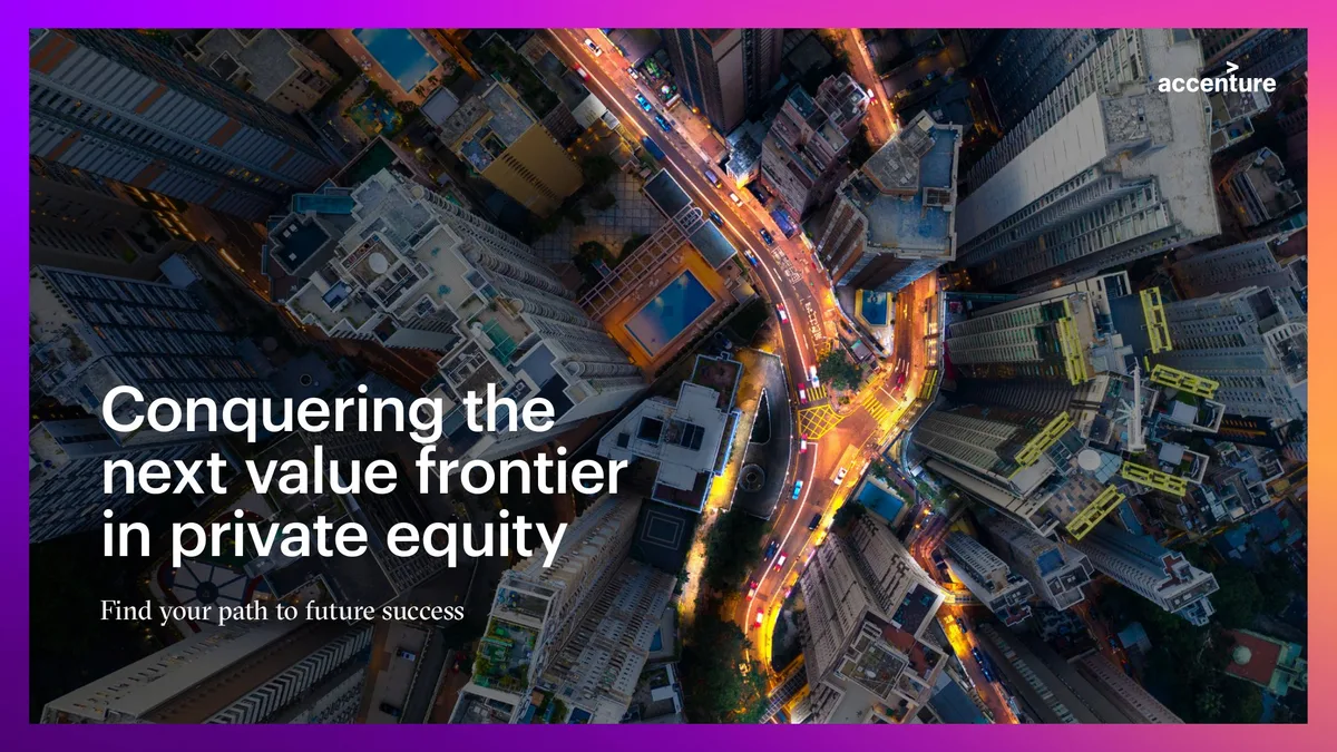 Conquering the next value frontier in private equity · slide 1