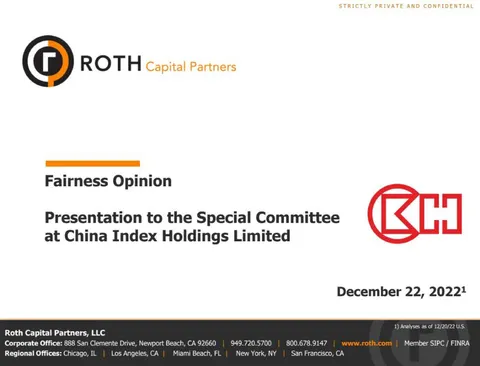 ROTH Capital Partners | Investment Banking Pitch Book | 28 slides