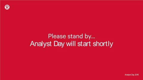 Lululemon | Investor Day Presentation Deck | 118 slides