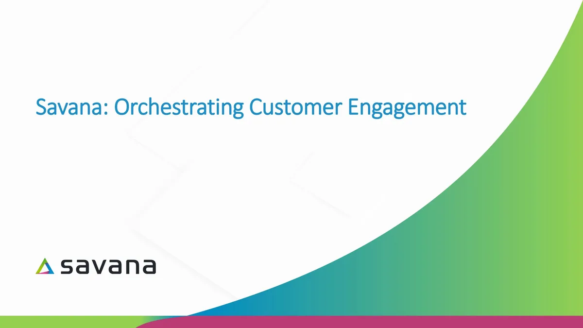 Here's the 10-slide pitch deck the fintech startup Savana used to raise $45 million in funding from Georgian and Fiserv · slide 1