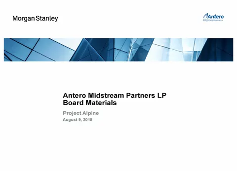 Morgan Stanley | Investment Banking Pitch Book | 24 slides