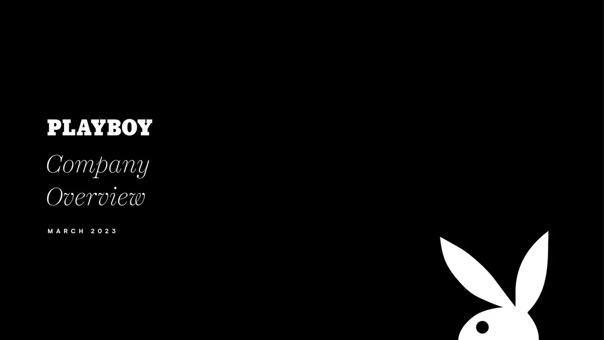 Playboy | Investor Presentation Deck | 27 slides · slide 1