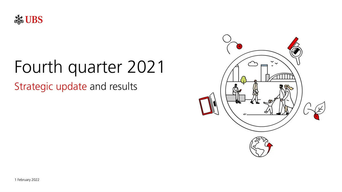 UBS | Results Presentation Deck | 64 slides · slide 1