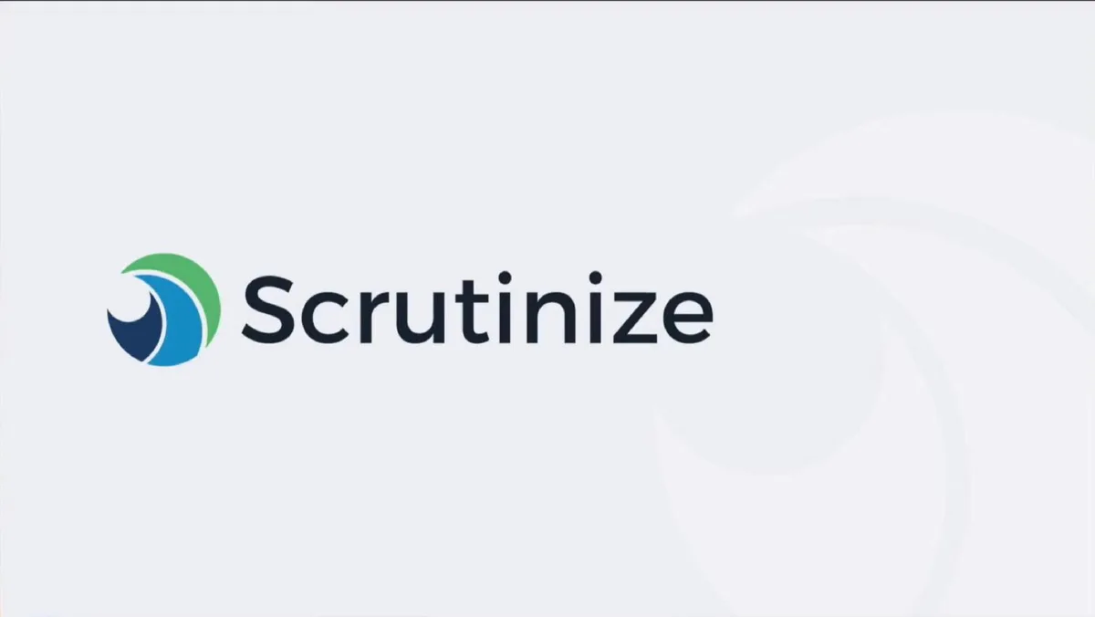 Scrutinize | Start Up Pitch Deck | 12 slides · slide 1