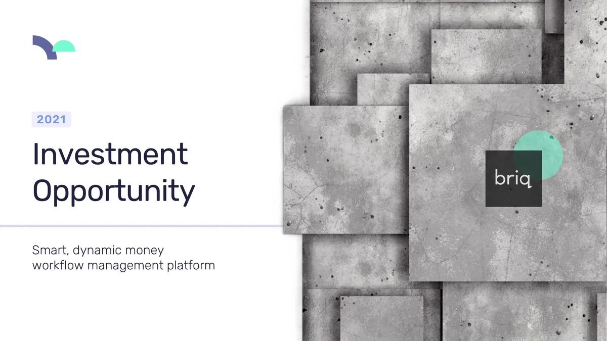 See the pitch deck that lured investing powerhouse Tiger Global to lead a $30 million round for a startup trying to revolutionize construction spending · slide 1