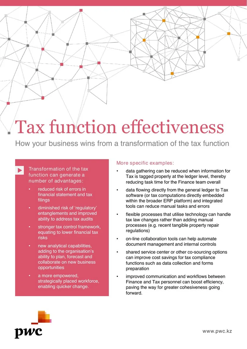 PwC branded slide with network graphic.