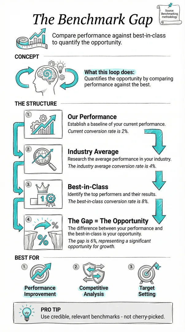Benchmark Gap pattern illustration