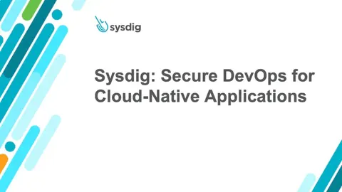 Sysdig used this pitch deck to get $188 million for developer security