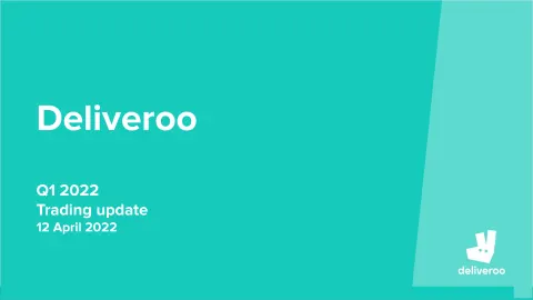 Deliveroo | Results Presentation Deck | 11 slides
