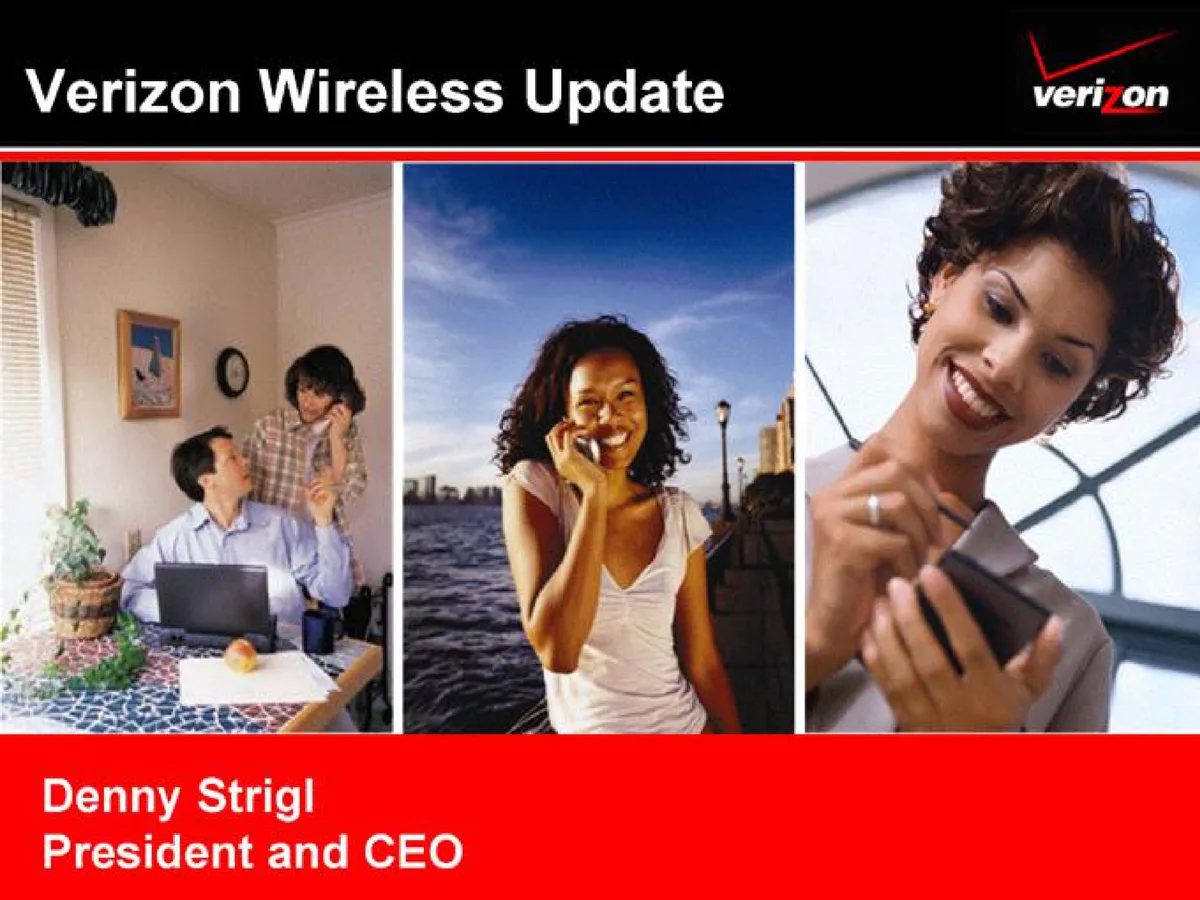 Verizon | Investor Presentation Deck | 29 slides · slide 1