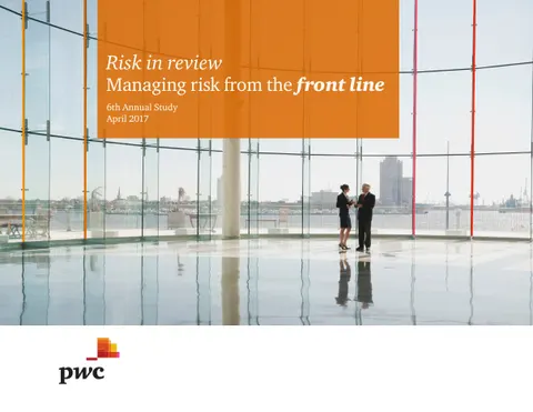 Risk in review Managing risk from the front line