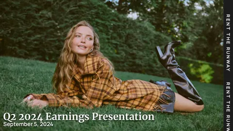 Rent The Runway | Results Presentation Deck | 31 slides