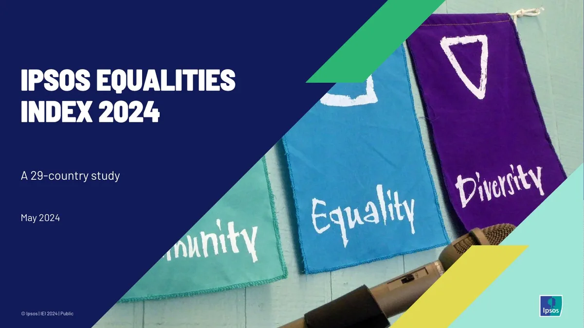 IPSOS EQUALITIES INDEX 2024 · slide 1