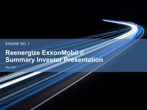 Engine No. 1 | Activist Presentation Deck | 25 slides