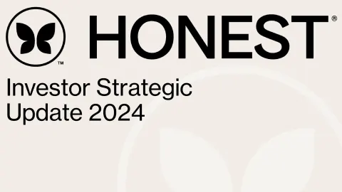 Honest | Investor Presentation Deck | 31 slides